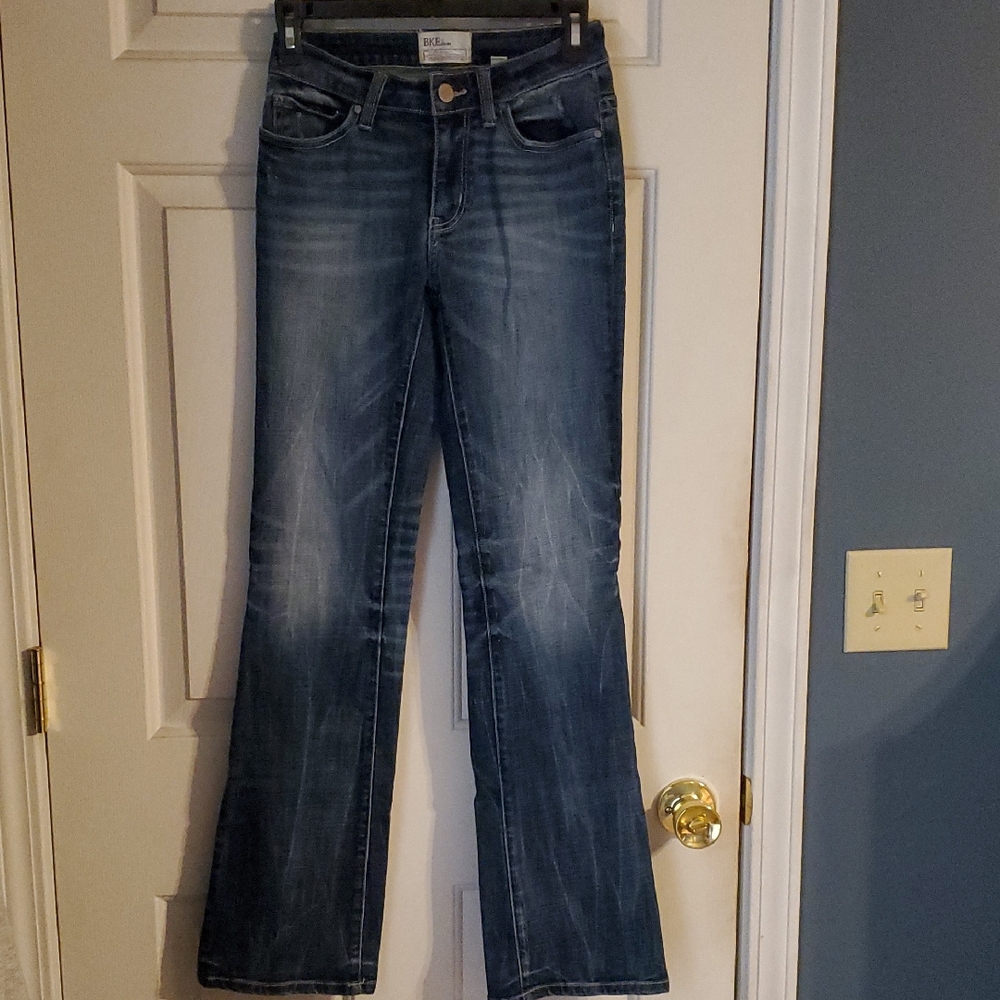 BKE Women's Indigo Boot Cut Jeans